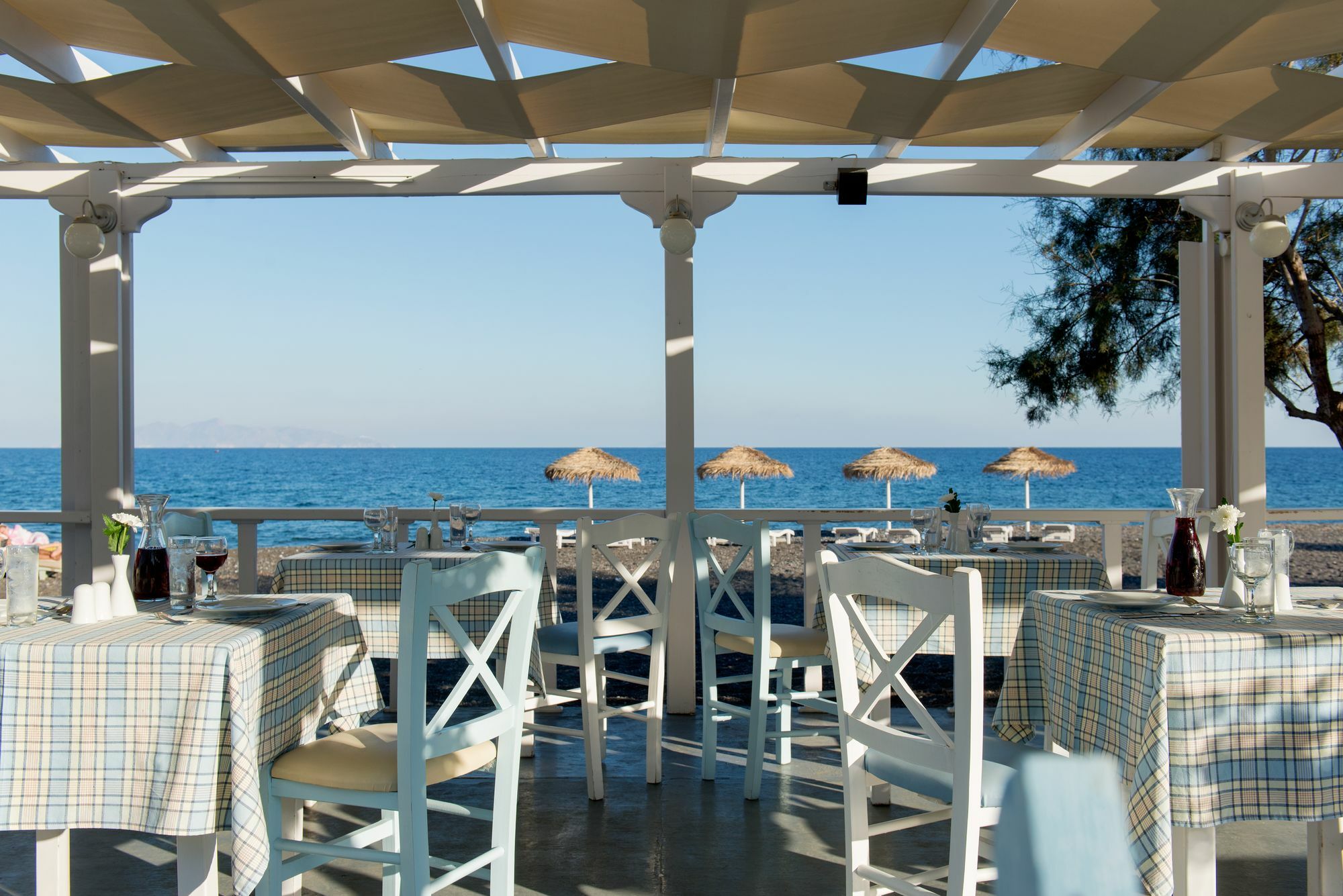 Sea Side Beach Hotel Kamari  Ngoại thất bức ảnh
